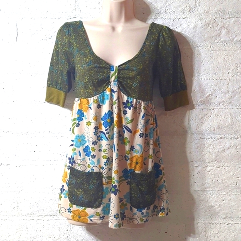 Daytrip Cottagecore Floral Babydoll Top - Picture 3 of 10